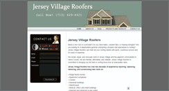 Desktop Screenshot of jerseyvillageroofers.com