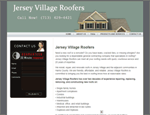 Tablet Screenshot of jerseyvillageroofers.com